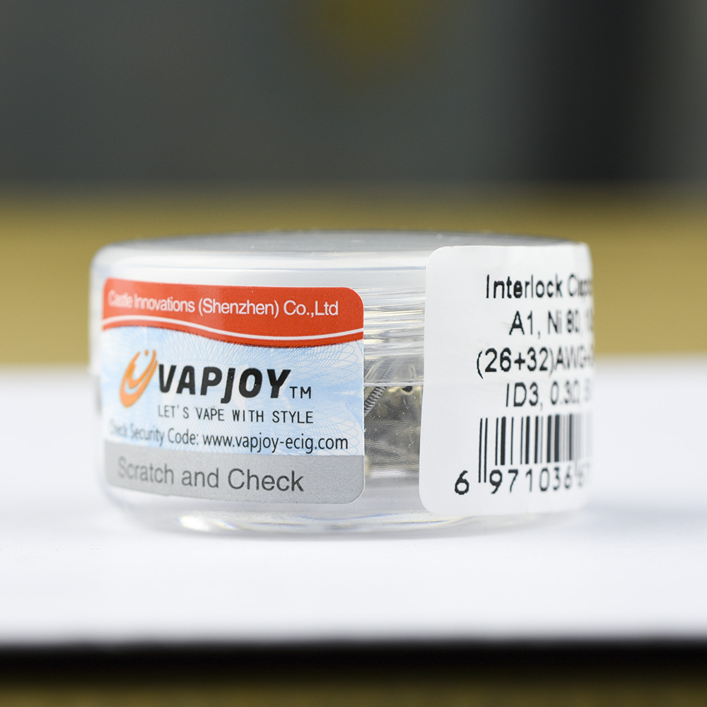 VAPJOY CS1225 Interlock Clapton Coil 0.3ohm 10pcs 