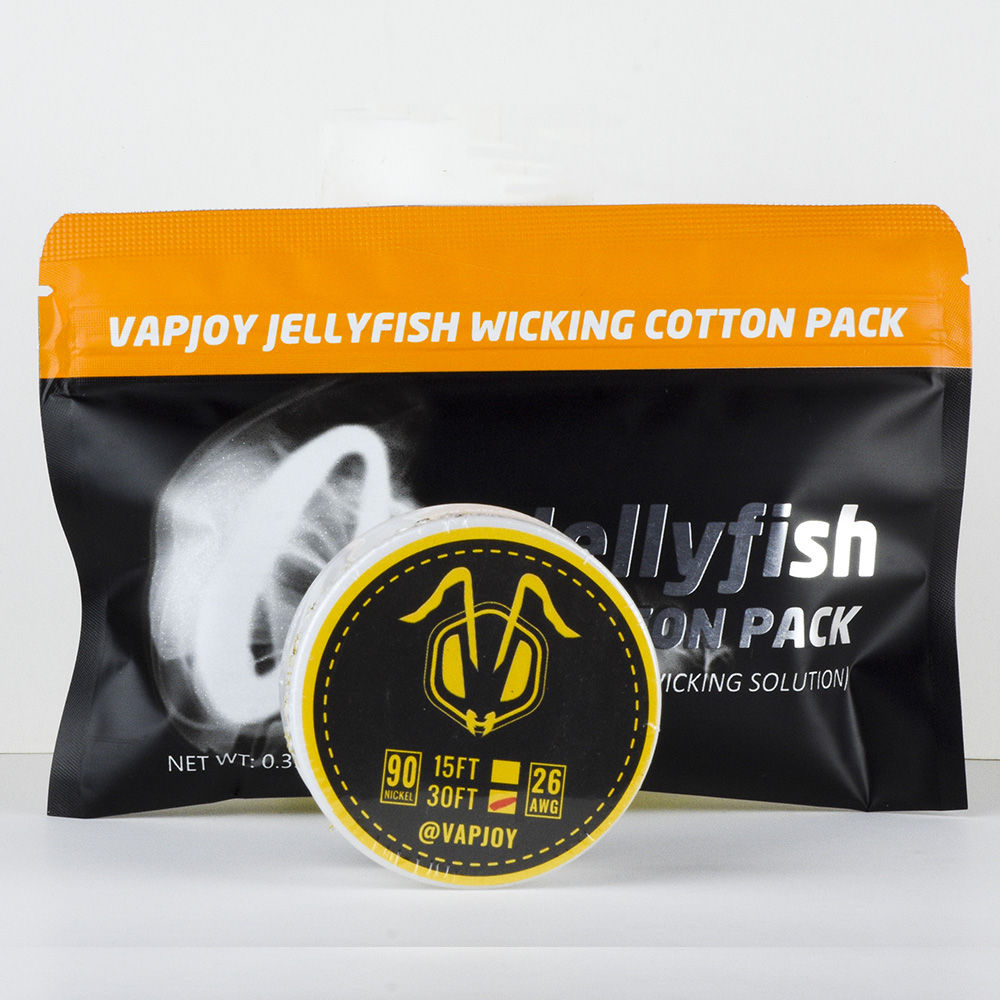 VAPJOY CS1102 Ni90 Wire 26AWG 30ft w/ Jellyfish cotton