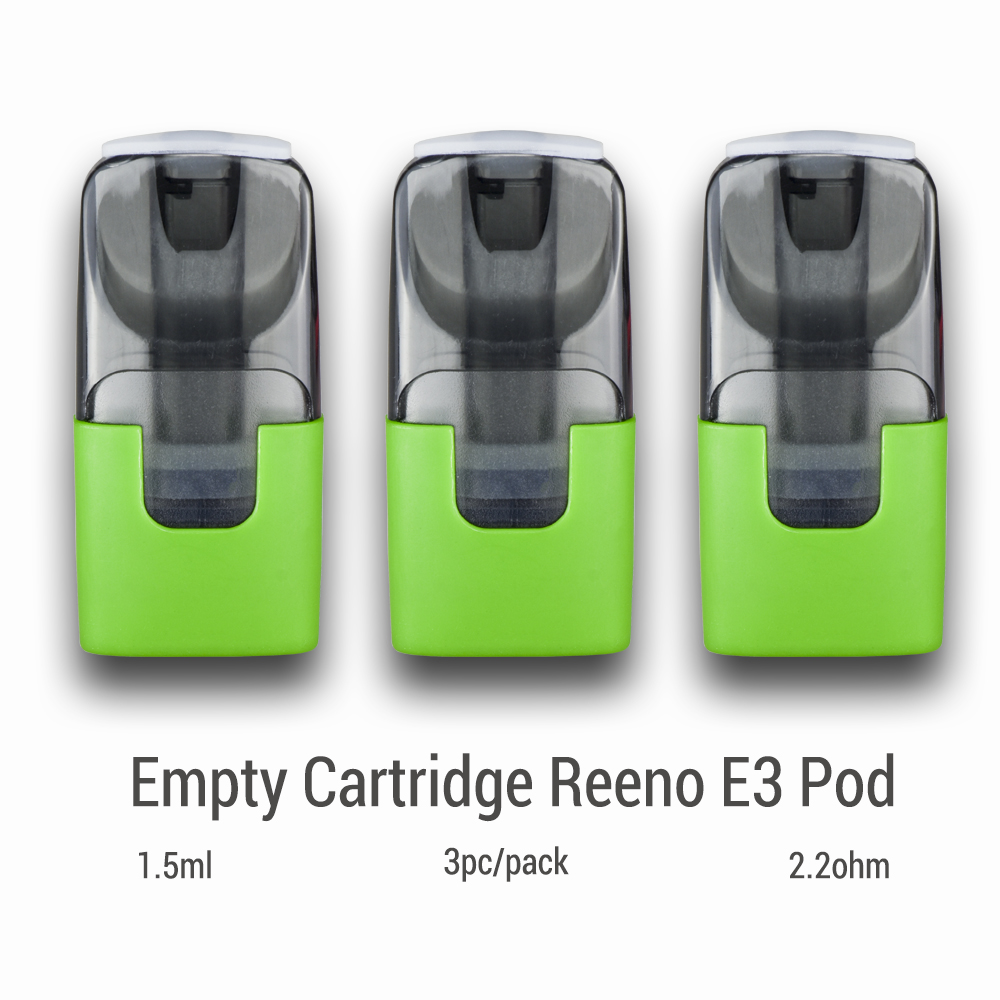 3pcs/Pack Empty Cartridges for REENO E3 Pod System 